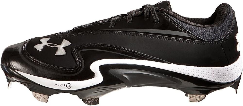 Under Armour Baseball Cleats Men's 13 Black Natural III Low Metal